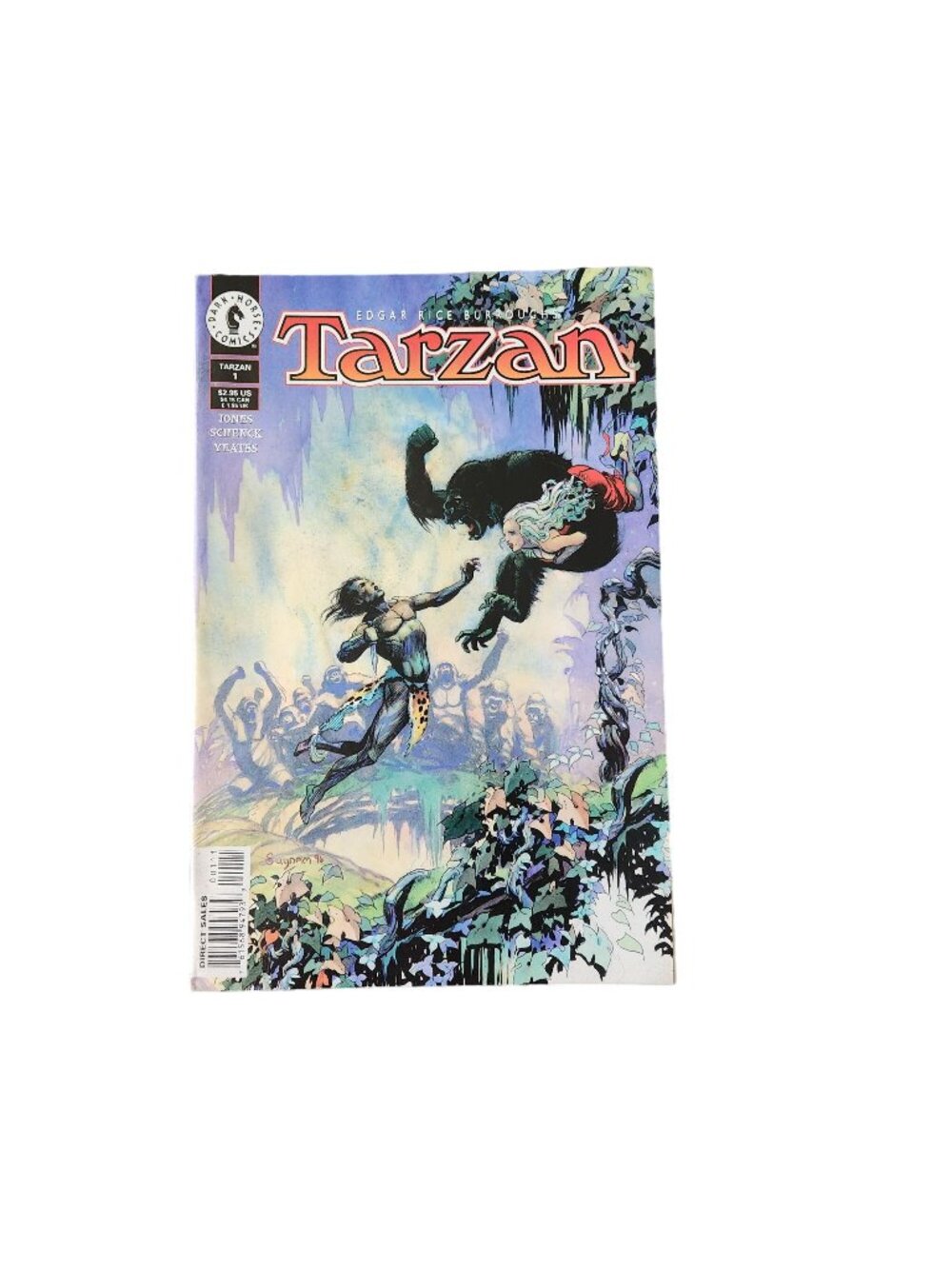 Dark Horse Tarzan #1 1996 Comic Book Collector Bagged Boarded